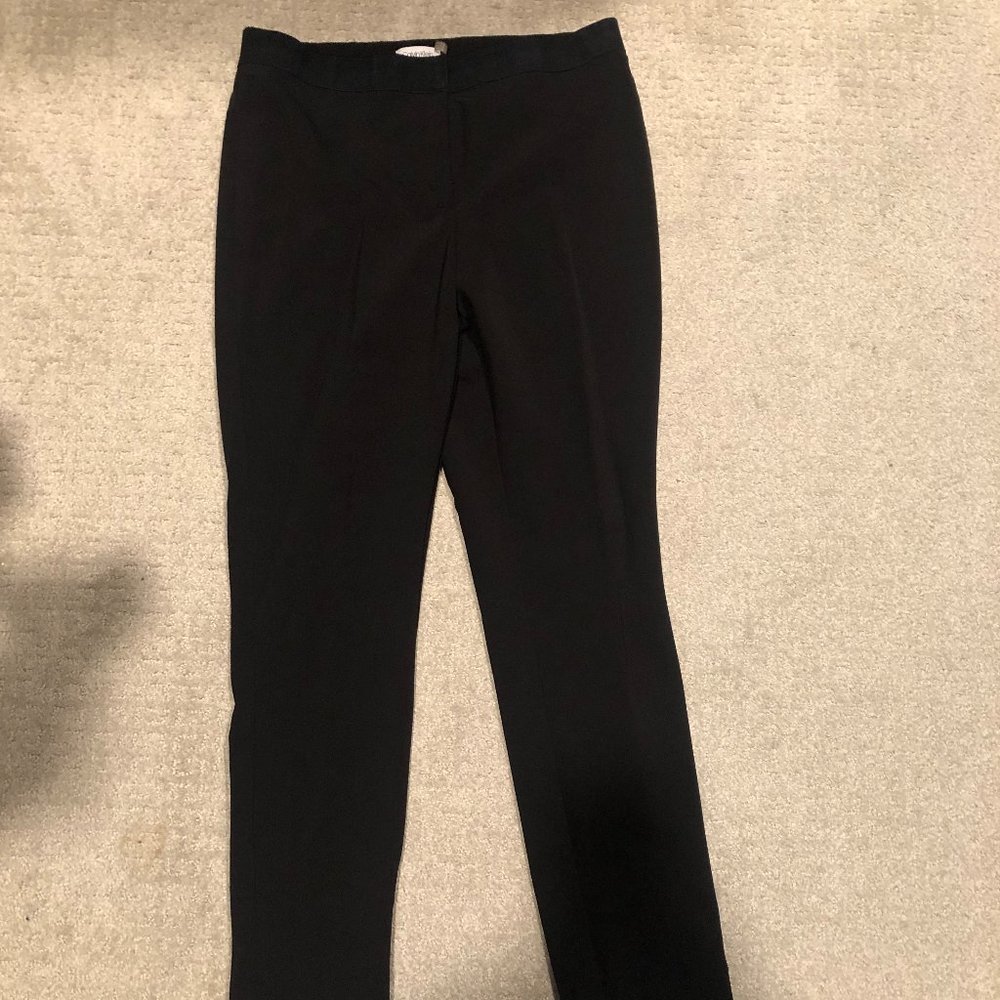 Calvin Klein black pants with stretch waistband size 12